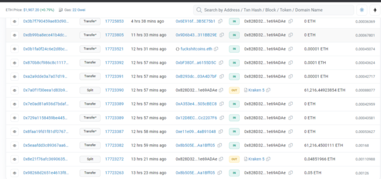 Crypto Whale From ICO Era Moves $116 Million In Ether To Kraken-Linked Wallet