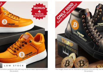Trump Bitcoin Sneakers Sell Out Quickly