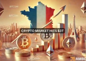 Crypto market cap nears France’s GDP after Bitcoin leads $3 trillion rally