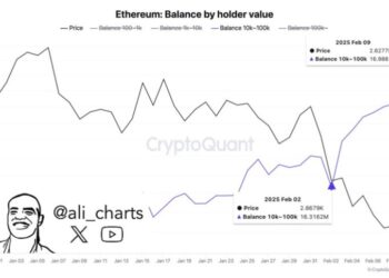 Ethereum Whales Have Bought Over 600,000 ETH In The Past Week – Time For A Price Upswing?